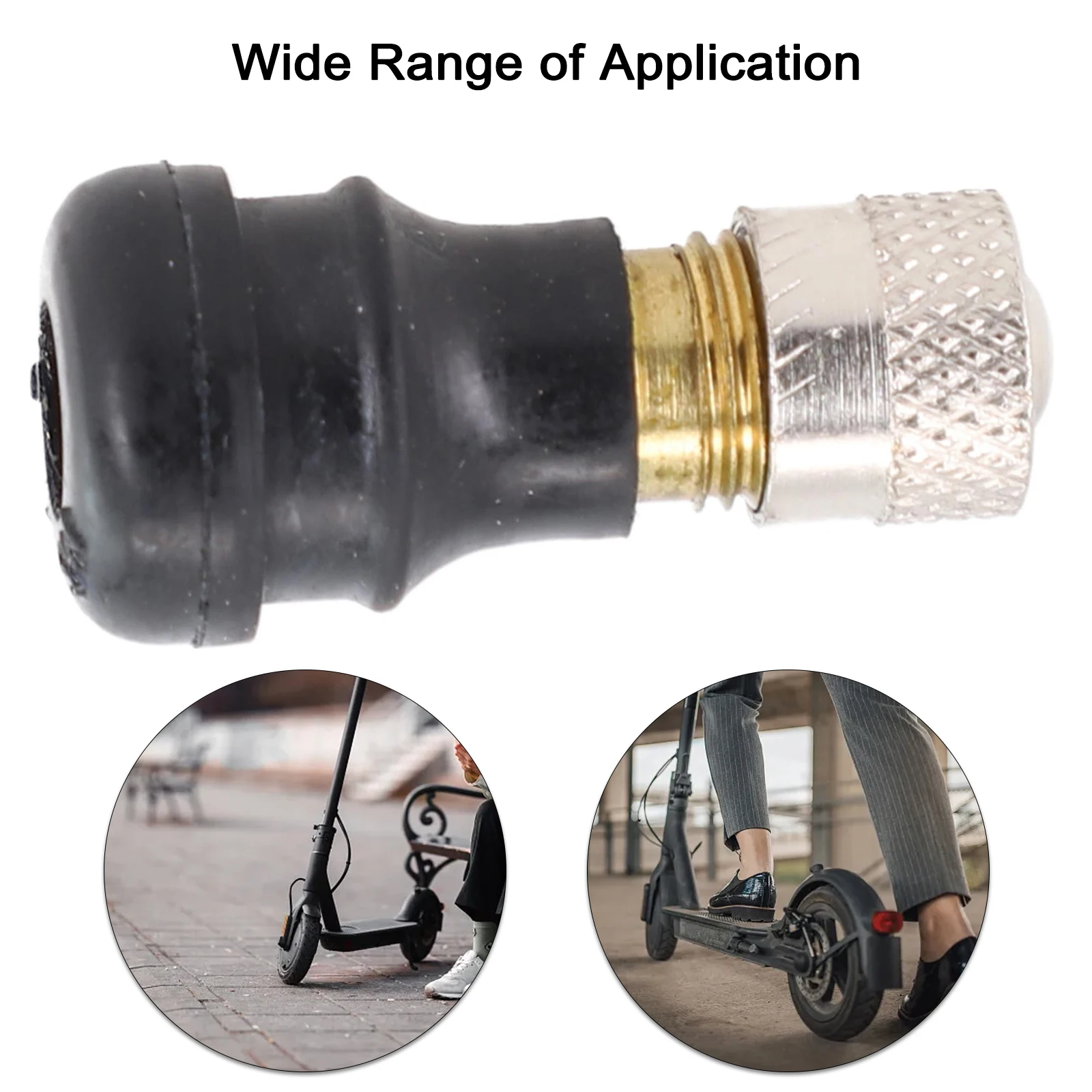 Vacuum Tubeless Air Valve Electric Scooter Accessories Fittings Inflatable Nozzle Spare Parts 1 Piece High Quality Hot New Best