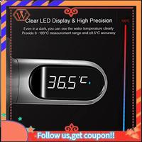 1 Set Shower Thermometer Bath Water Thermometer LED Digital Display Shower Water Thermometer