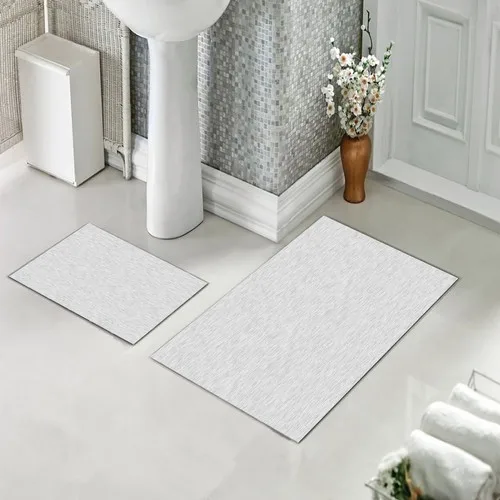 Halıforum Bath Mat Dual Toilet Seat Pad Non-Slip Bottom Bhs-339