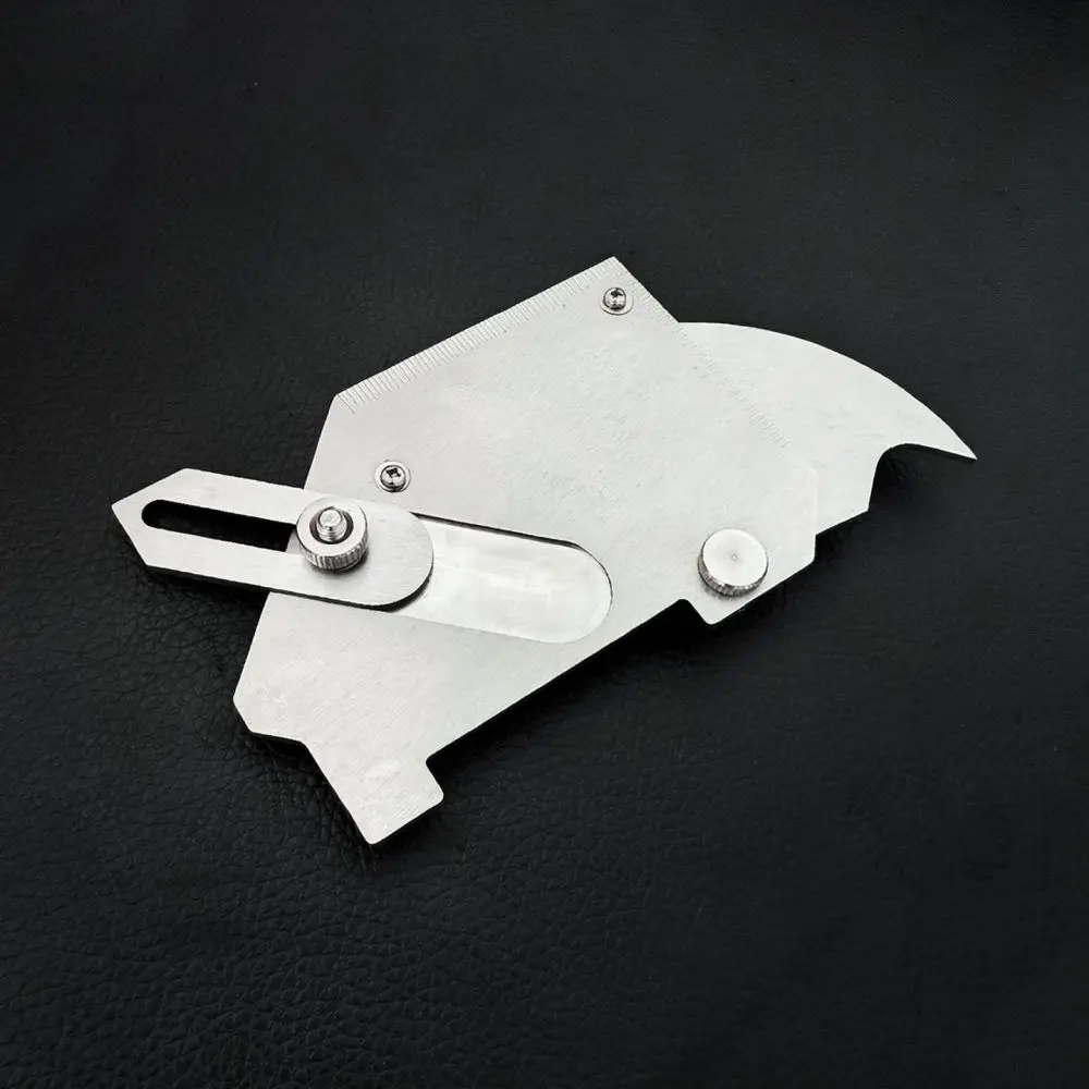 MG11 Welding Gauge Stainless Steel Inspection Tool Metric Imperial Cam Fillet Weld Height Measurement Device Durable