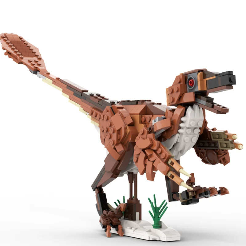 

478pcs MOC Velociraptor mongoliensis Creator 3 1ed Model Building blocks toys Architecture DIY idea Brick Christmas gift Kids