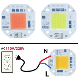 High Power 50W 70W 100W COB LED Chip AC 110V 220V For Spotlight Floodlight No Need Driver LED Lamp DIY Lighting LED COB Chip