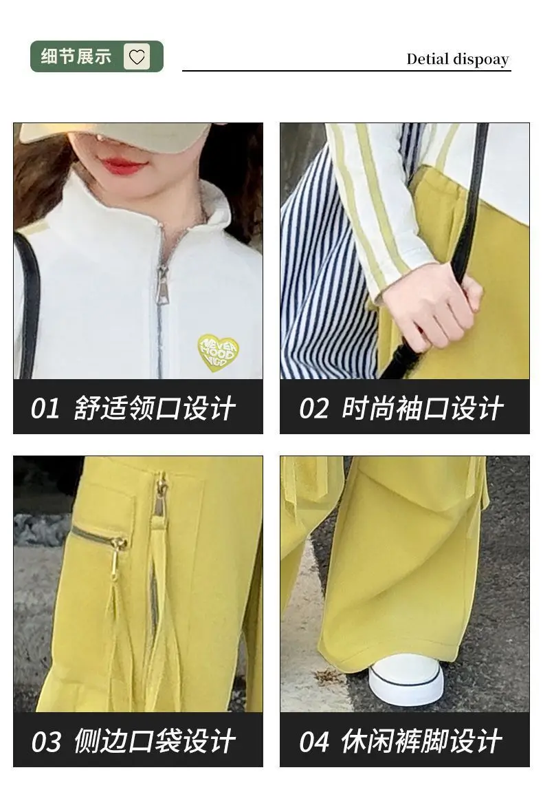 مجموعة ملابس أطفال بناتي لخريف وشتاء 2025 سترة علوية قصيرة على شكل قلب + سراويل رياضية 4 6 8 10 12 14 15 سنة #4