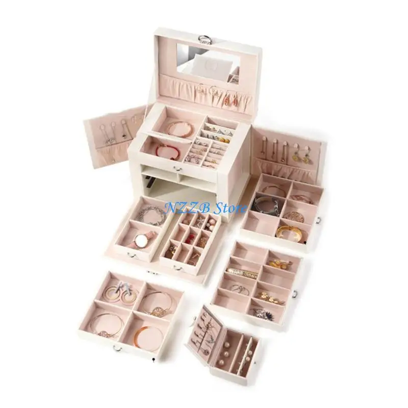 T21F Watches Display Case Earrings Organizers Silicone Material for Jewelry Watches