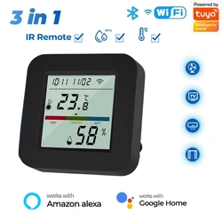 Sensor inteligente de temperatura y humedad, dispositivo inteligente con Wifi, infrarrojo, para aire acondicionado, ventilador, TV, Control por voz para Alexa, Google Home Life