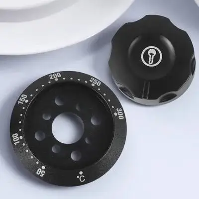 

Thermostat Knob Cover Sturdy Temperature Control for Oven Water Heater Fryer Replacement Temperature Thermostat Stove Knob