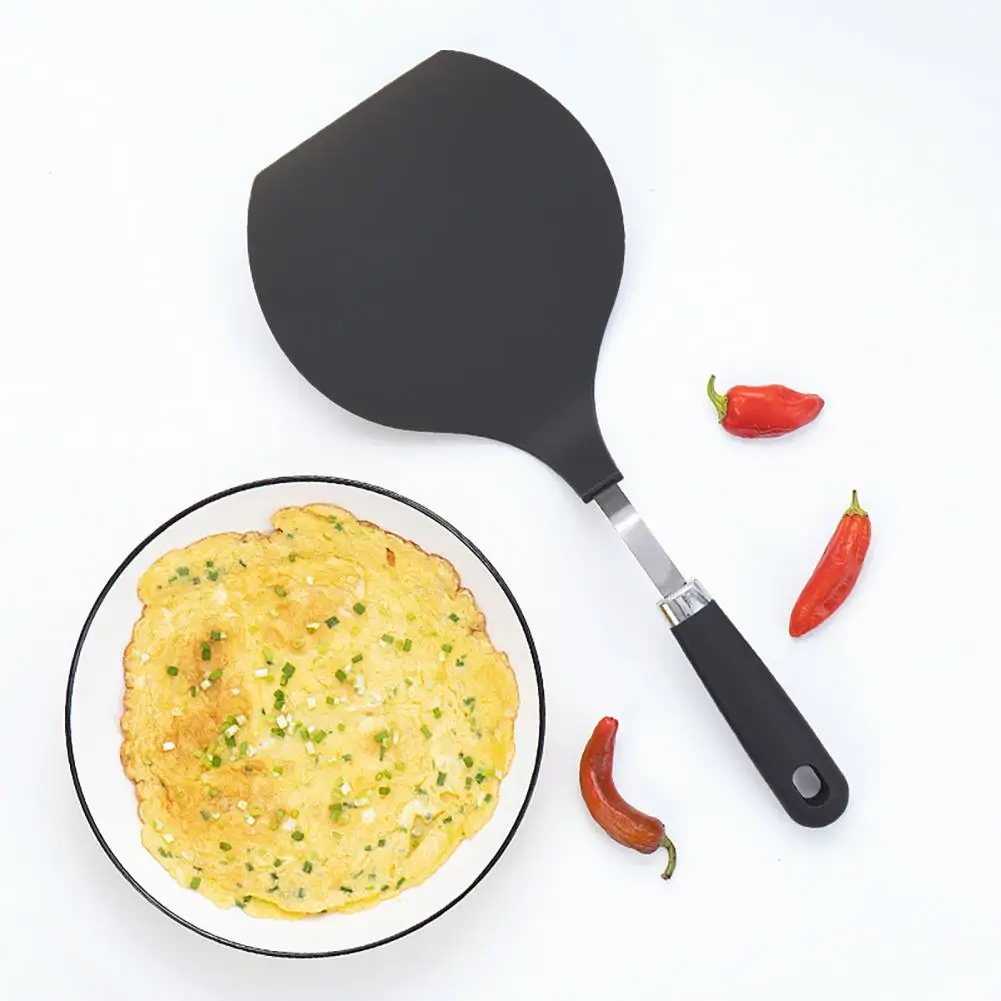 

37cm Pizza Turner Heat Resistant Convenient Nylon Kitchen Utensils Pizza Spatula Turning Peel with Long Handle Steel For Party