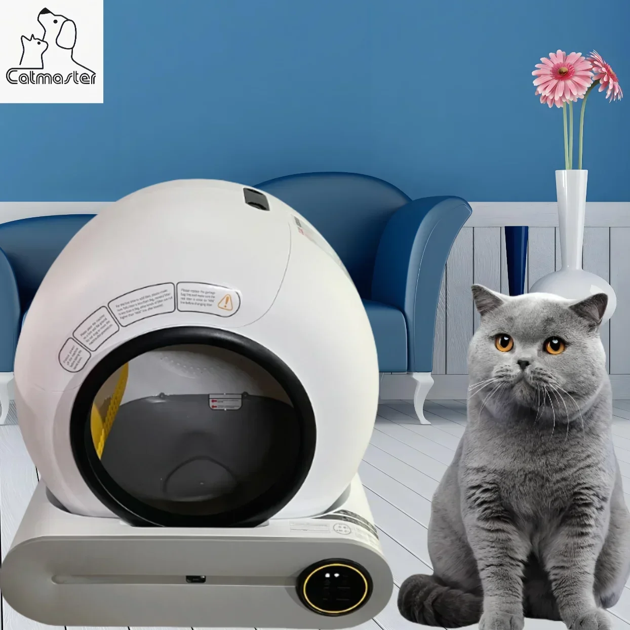 Senior Deodorant Large Space Fully Enclosed Litter Box Toilet Electric Smart Automatic Cat Litter Box