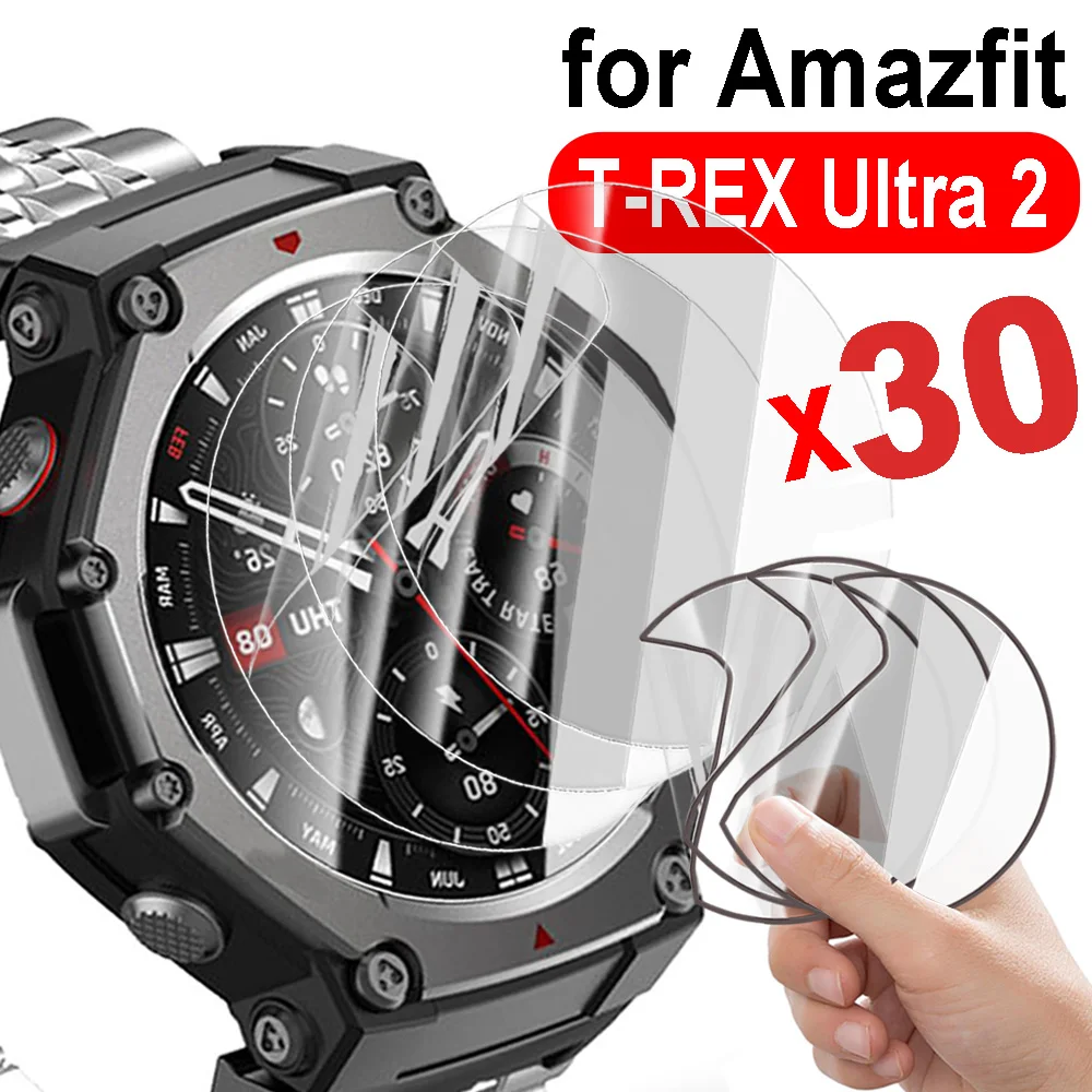 

1-30Pcs Hydrogel/Composite Films for Amazfit T-Rex Ultra2 Watch Sofft Protective Films for Amazfit T-Rex Ultra2 Not Glass