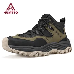 HUMTTO nowe zimowe buty turystyczne dla mężczyzn Outdoor Camping męskie buty sportowe oddychające buty trekkingowe antypoślizgowe trampki ochronne męskie