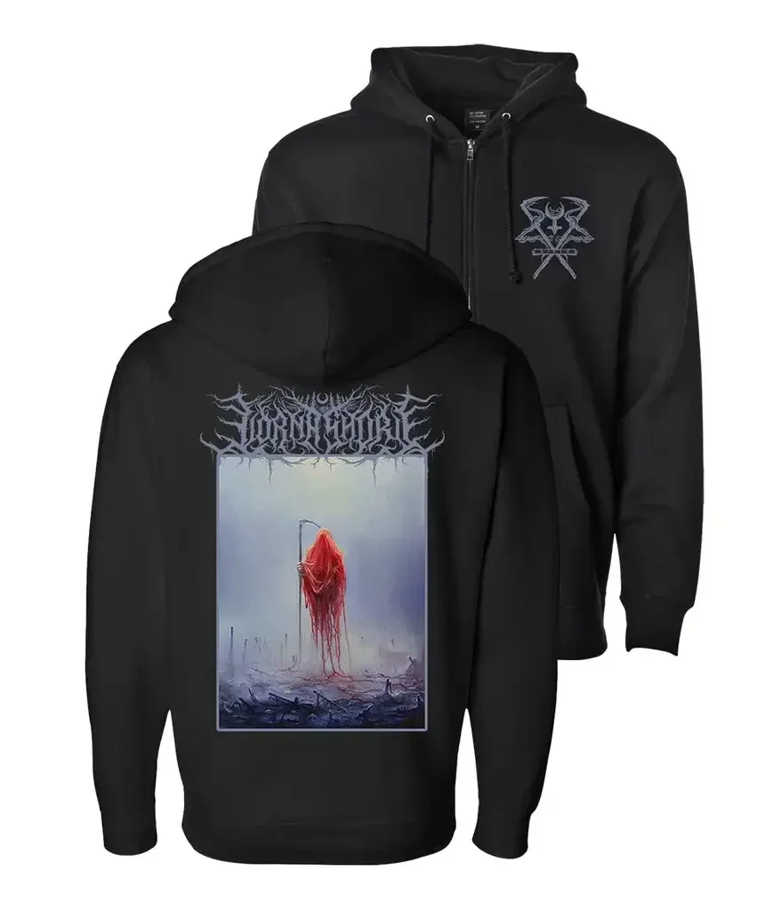 Slam Deathcore Lorna Shore Heavy Mental Band Hoodies Men/women Long Sleeve Hoody Tops Harajuku Streetwear Zipper Hooded Coats