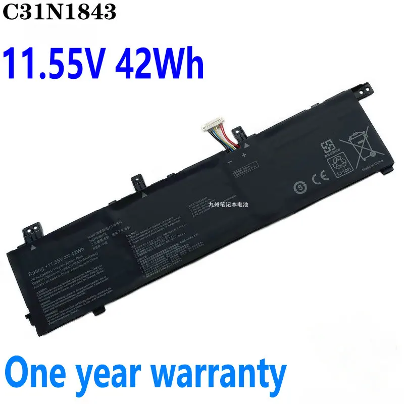 

11.55V 42Wh C31N1843 0B200-03430000 Laptop Battery for ASUS VivoBook S14 S432 S432FA S432F S432FL S15 S532FA S532FL