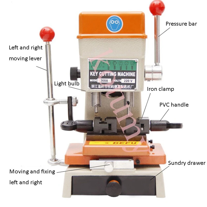 Multifunctional Car Key Cutting Copy Duplicating Machine Key Reproduce MachineTo Make Car Door Keys Locksmith Tool