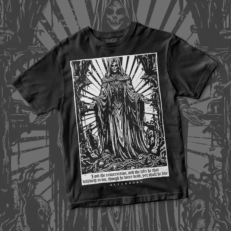 I Am The Resurrection cotton shirt
