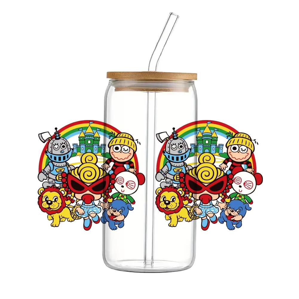 �y�Z�[�����z����Hys�~�j�u���b�N���{H UV DTF�]�ʃX�e�b�J�[�h���]�ʃf�J�[��16�I���X�K���X�J�b�v���b�v�X�e�b�J�[�p