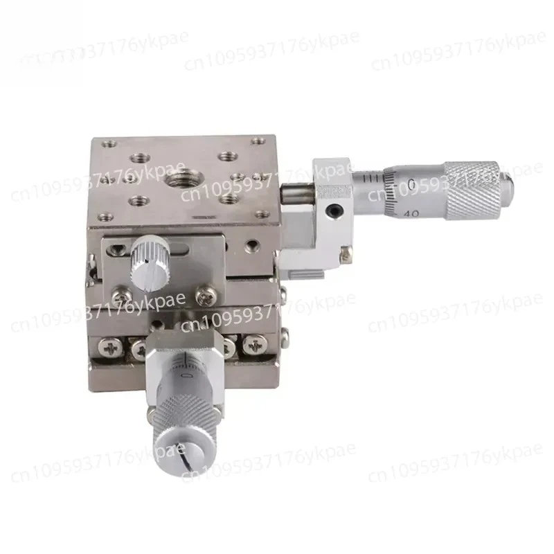 JXY-60-16H High Rigidity Steel Body 60mm High Quality ISO Certified Translation Platform XY Axial Manual Platform
