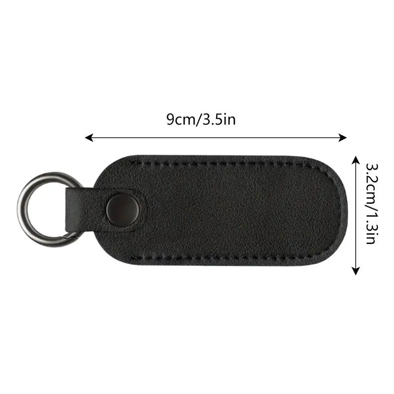Juste de protection en cuir PU pour disque U, sac de rangement, anti-perte, pendentif clé USB, porte-clés, étui de rangement