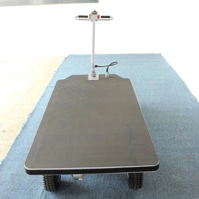 

Load Transport Tool Electric Trolley Carts Heavy Duty Platform Mover Warehouse Platform