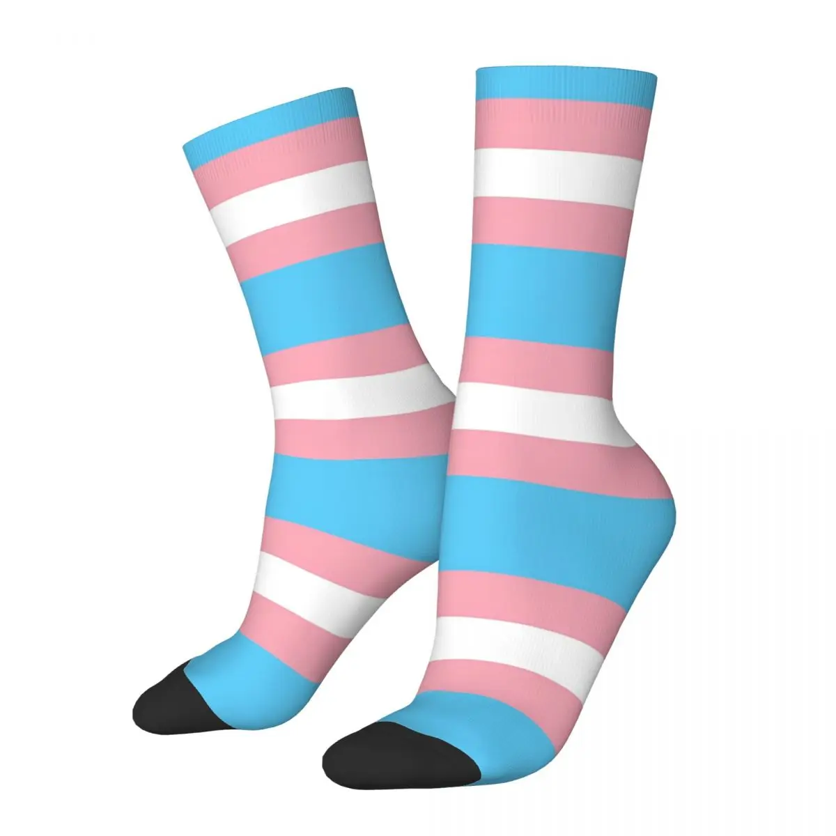 Hip Hop Vintage Transgender Crazy Men's Socks LGBTQ Pride Unisex Street Style Pattern Printed Funny Happy Crew Sock Boys Gift