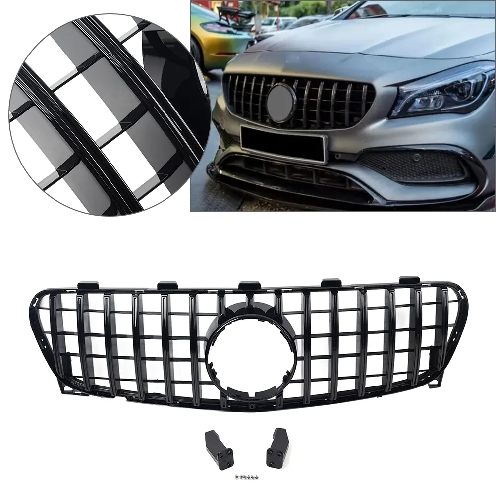 

Car Front Bumper Upper Grille GTR Style Radiator Grill For Mercedes Benz GLA Class X156 GLA180 GLA200 GLA250 2017 2018 2019 2020