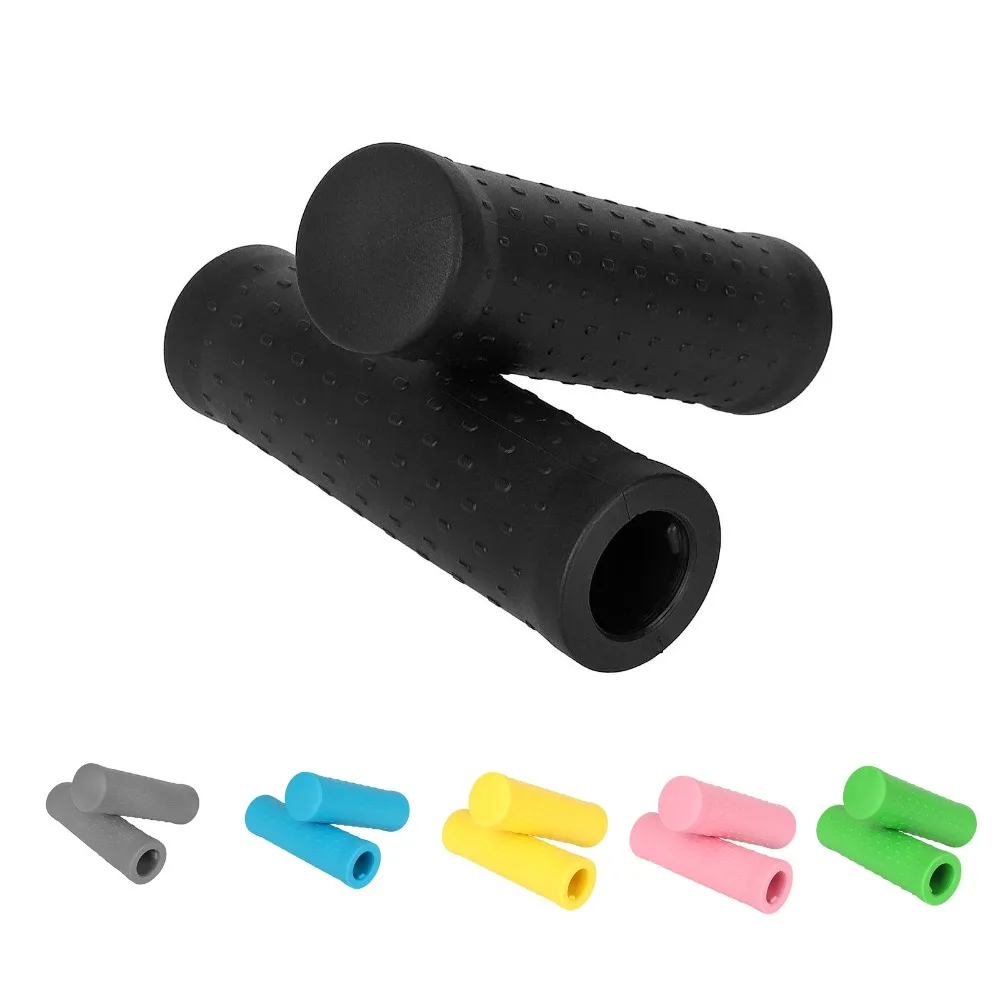 1 Pair Rubber Grip Bike Bicycle Handle Bar Grips Cover Anti-slip Skateboard Scooter Handlebar For Xiaomi M365 1S Pro Pro2 MI3