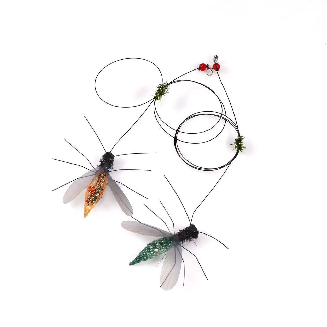 1pc/2pcs Wasp Katze Necken Stick Ändern Kopf Spielzeug Insekt Haustier Liefert Spielzeug
