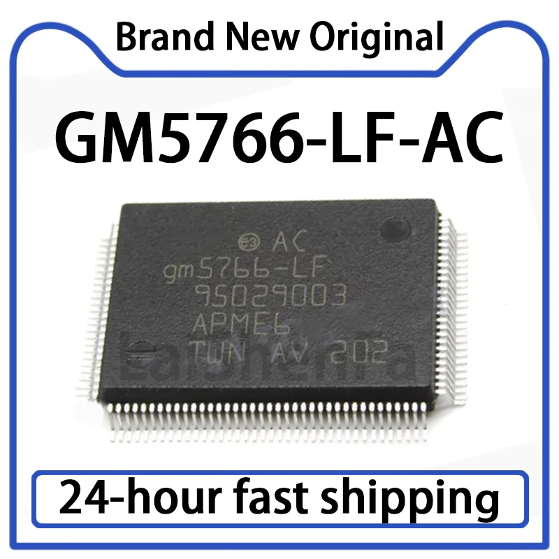 1PCS GM5766-LF-AC GM5766-LF Packaged QFP128 LCD Chip Original in Stock