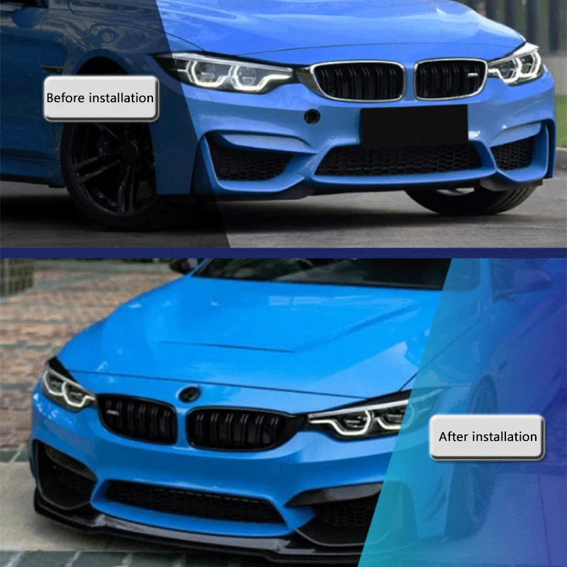 High Quality Front Lip Front Shovel Modification Accessories Suitable For BMW 3 Series 4 Series M3 M4 F80 F82 F83 2015-2020