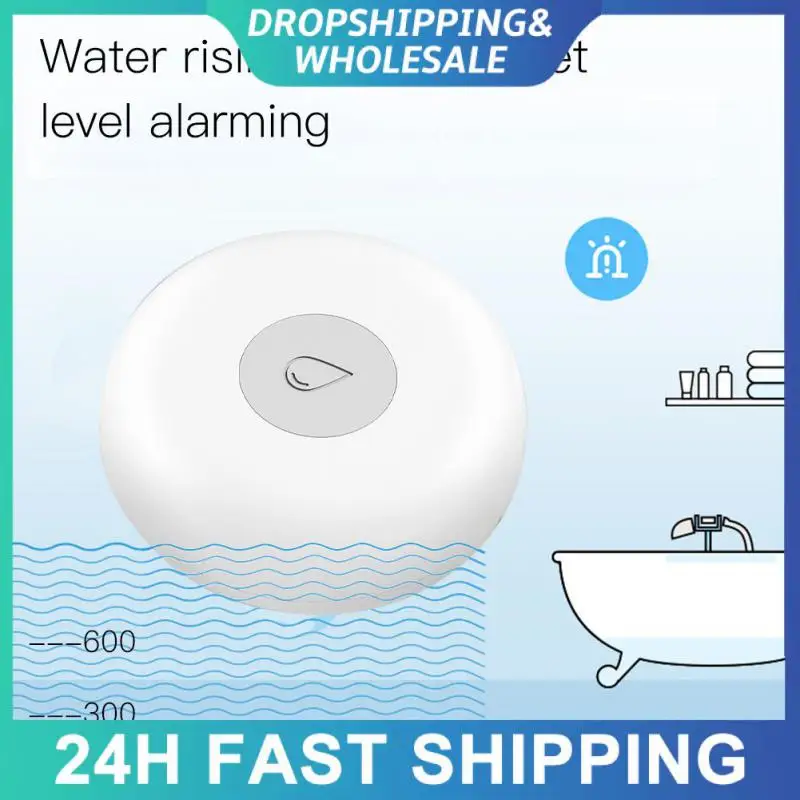 Flood Sensor Remote Control Waterproof Ip66 Flood Overflow Alarm Low Power Mini Water Leak Detector Tuya Smart