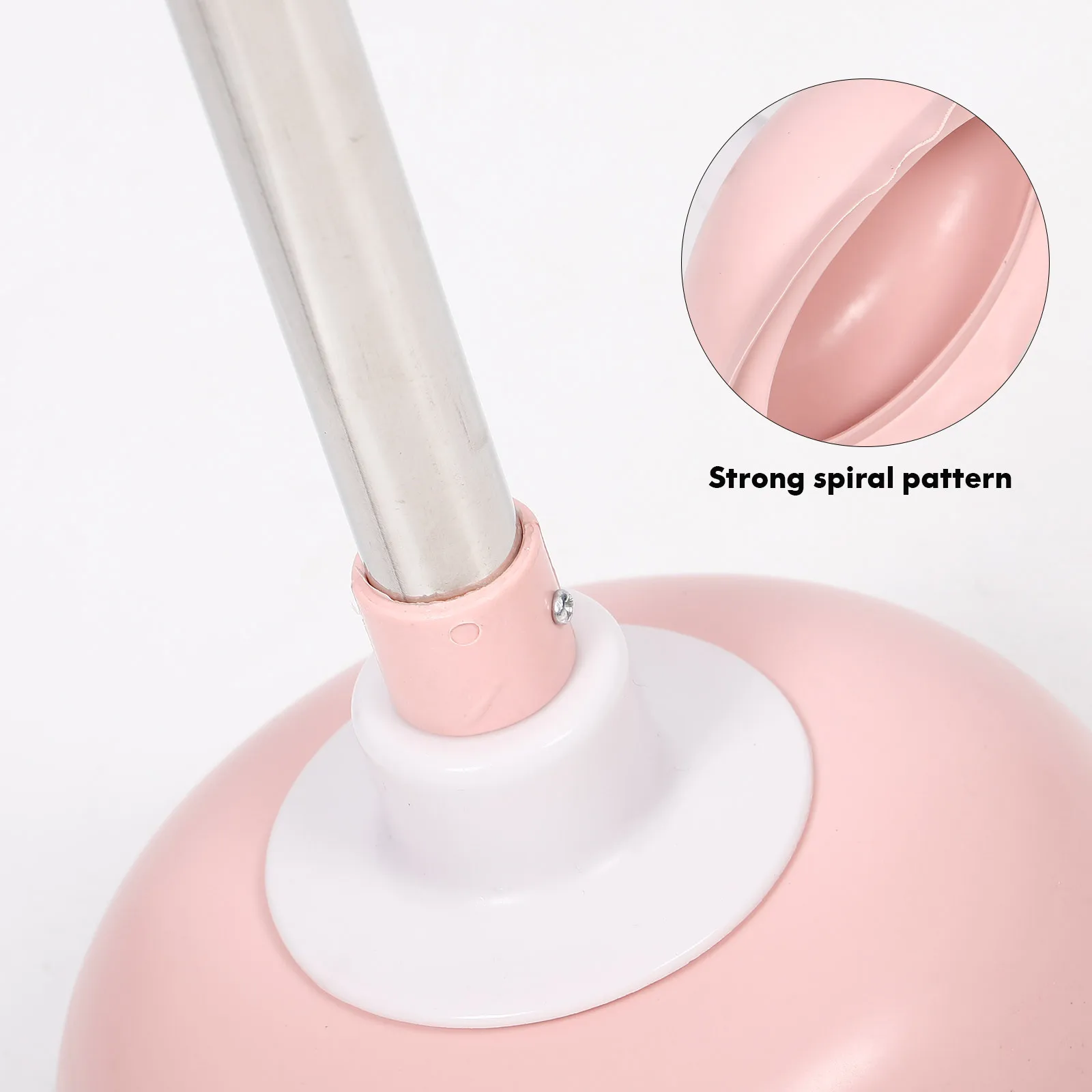 

Toilet Plunger Rubber Material Long Handle Heavy Duty Bathroom Anti Clogging Tool Household Sink Shower Drain Unblocker