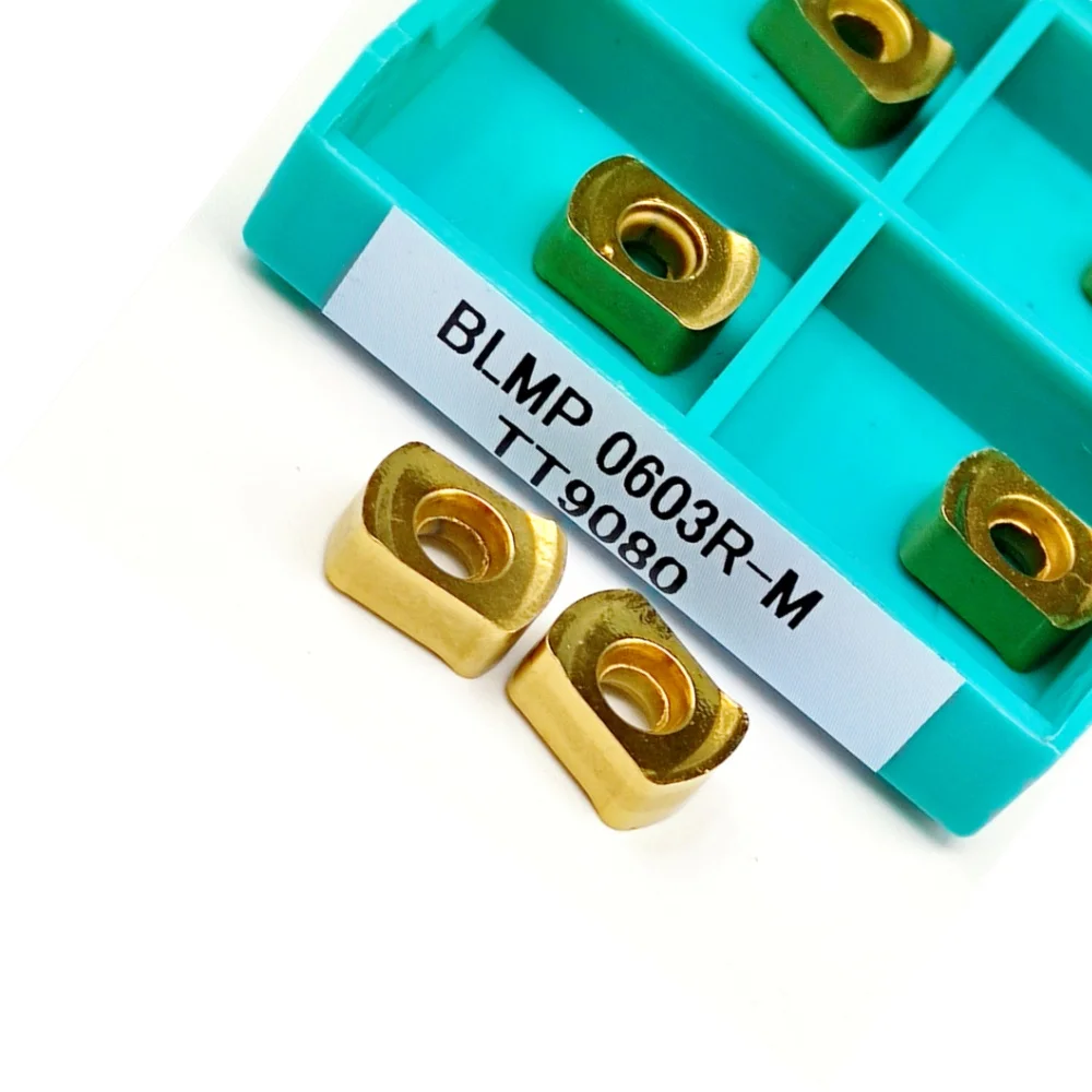 BLMP0603 R M TT9080 Твердосплавная вставка для токарного станка, двухсторонний токарный инструмент с быстрой подачей, высококачественные инструменты с ЧПУ BLMP 0603 TT 9080