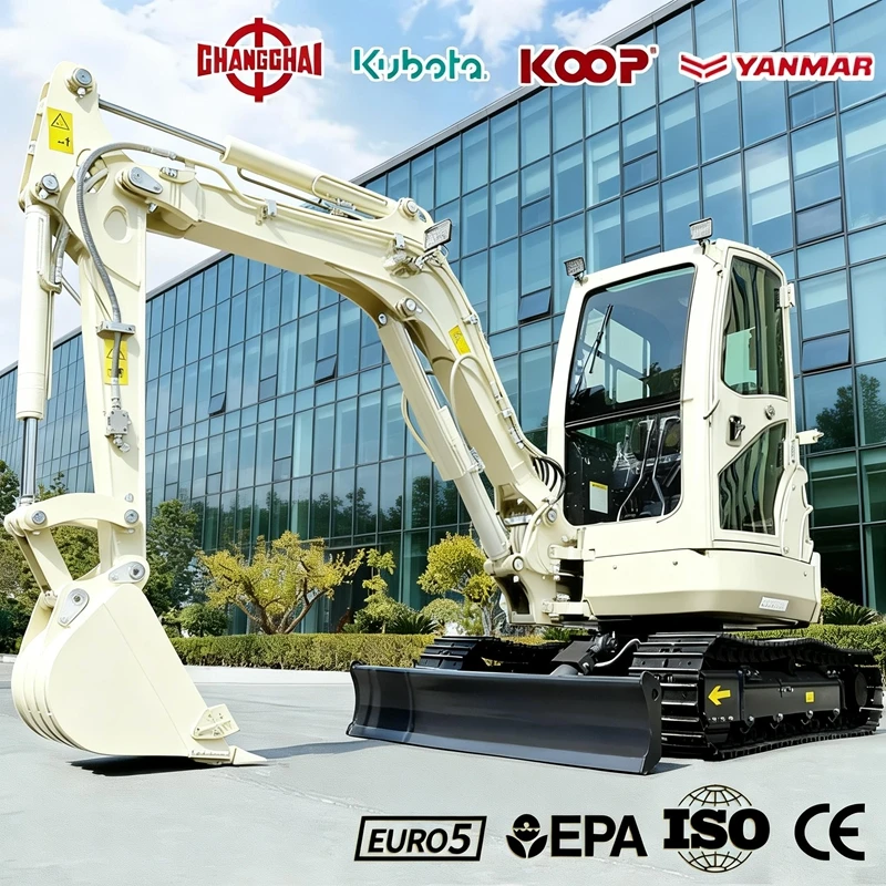 

0.8/2.5Ton mini excavator YANMAR engine Epa/Euro 5 Europe Construction Multifunctional mini excavators 2.5t diesel digger