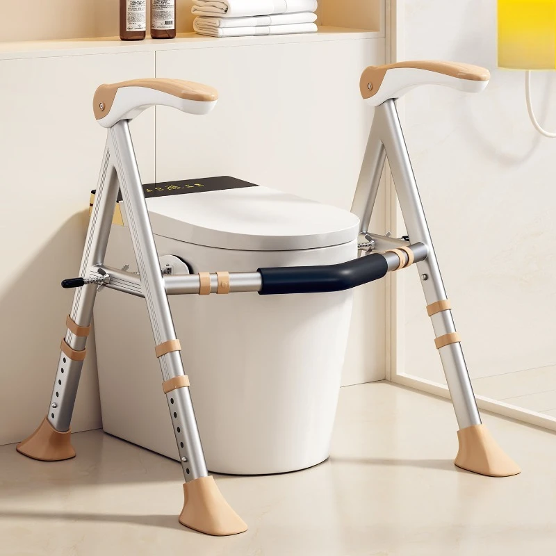 Foldable Toilet Handrail for The Elderly Bathing, Special Bathroom Safety Grab Bar, Non-slip Auxiliary Support Handrail