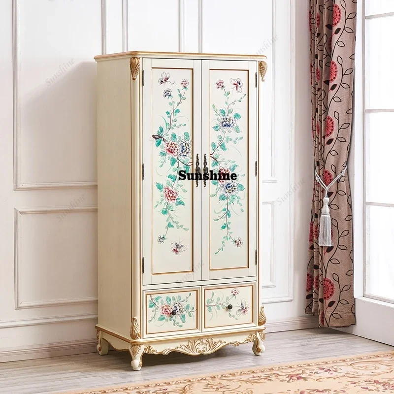 

Nordic Wood Adults Wardrobes Hanging Clothes House Storage Bedroom Closet Display Space Saving Armario Camping Furniture Home F