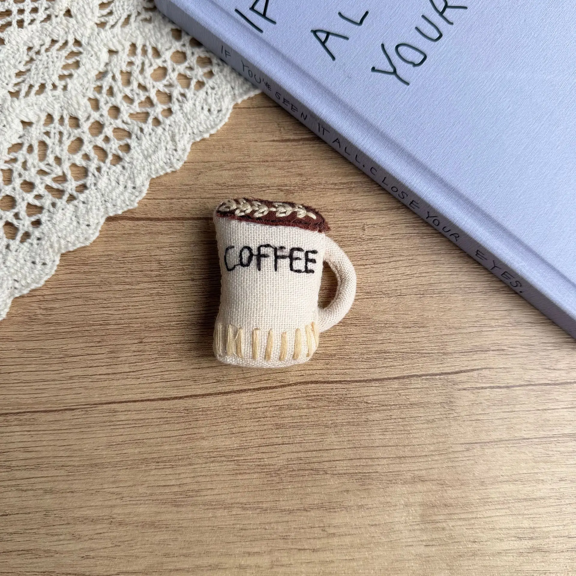 El Yapımı Bej Kahve Fincanı Ku - Coffee Tea Bags incelemesi ve fiyatı