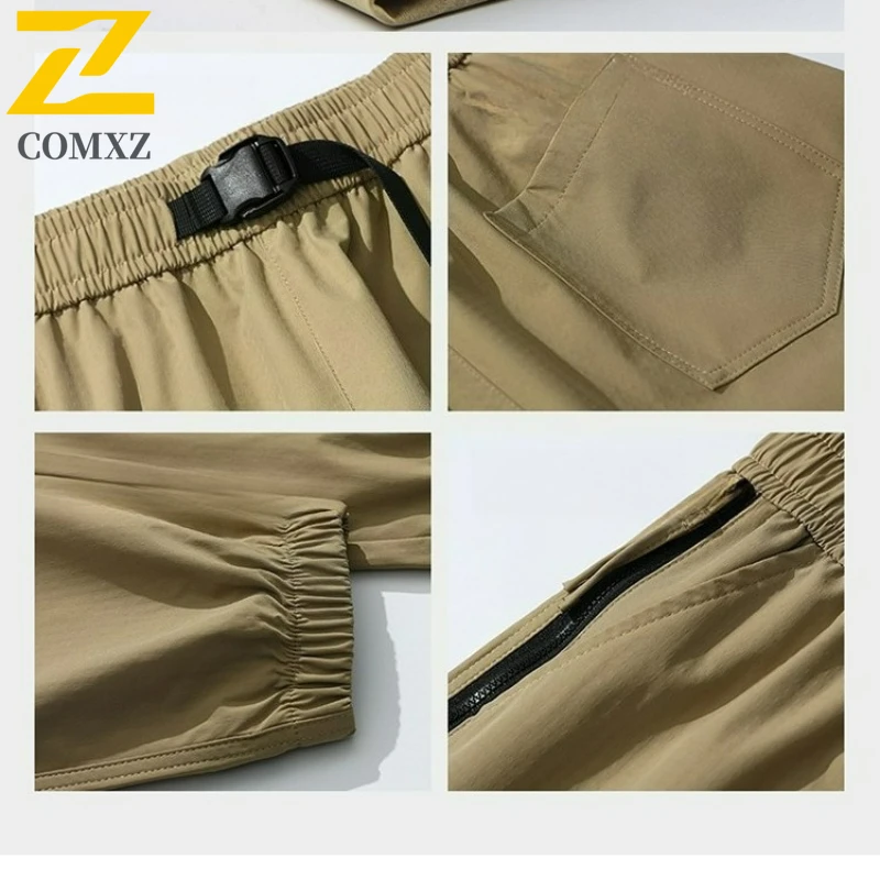 Men's Retro Cargo Pants 2025 Autumn Casual Loose Lightweight Trousers Outdoor Daily Wear Comfort Durable Street Fashion Pants