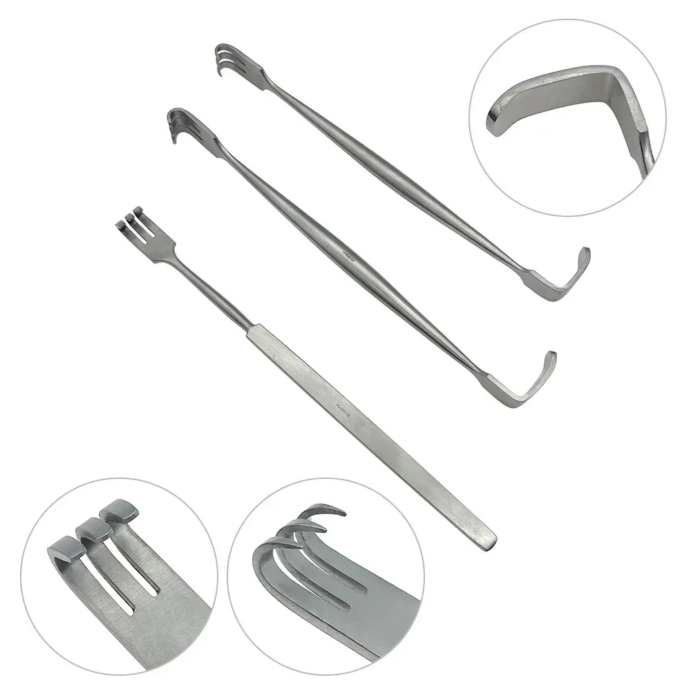 Shaping Pull Hook Double Eyelid Pull Hook Ophthalmic Instrument Stainless Steel Plastic Tool