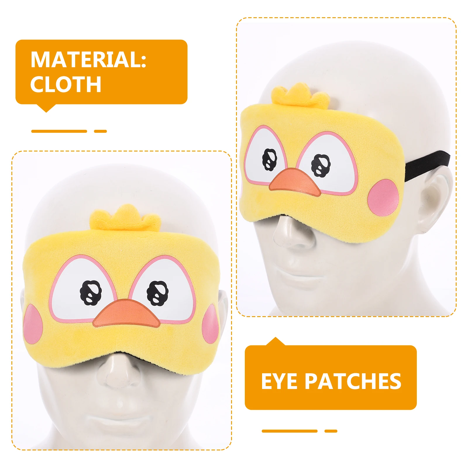 

Cartoon Eye Mask Portable Sleep Masks for Women Daily Use Patch Fabric Lightweight Comfortable Travel Hotel Use