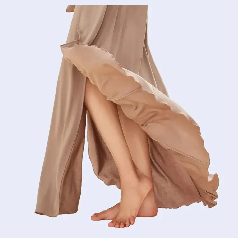 

Classical dance skirt, light wind split hip skirt, dancing practice clothes, belly dance, Dai dance, modern dance costumes
