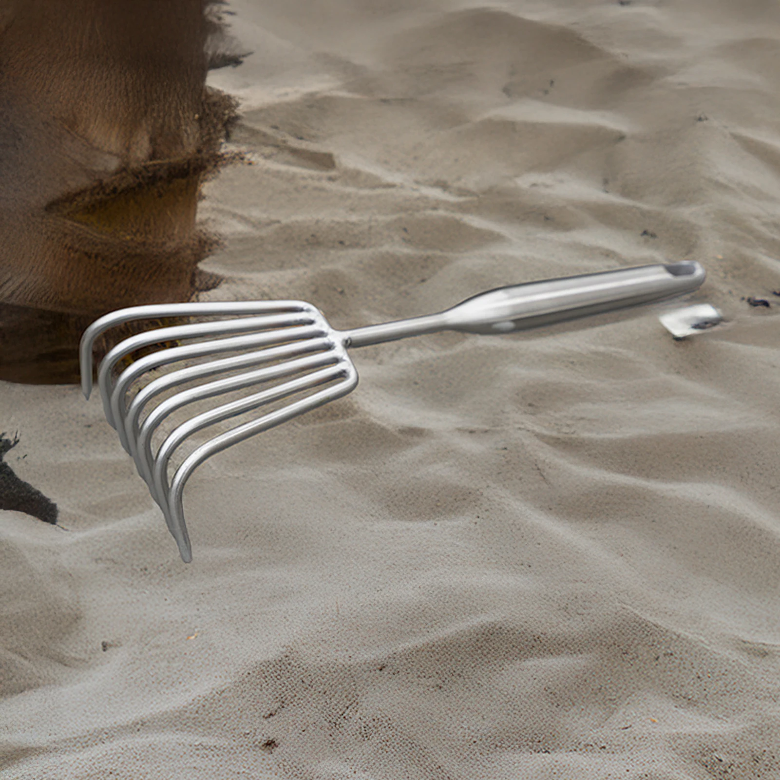 Sand Rake Professional Beach Clamming Tool for Seafood Hunters 304 Stainless Steel Garden Weeder Durable Lightweight Gear