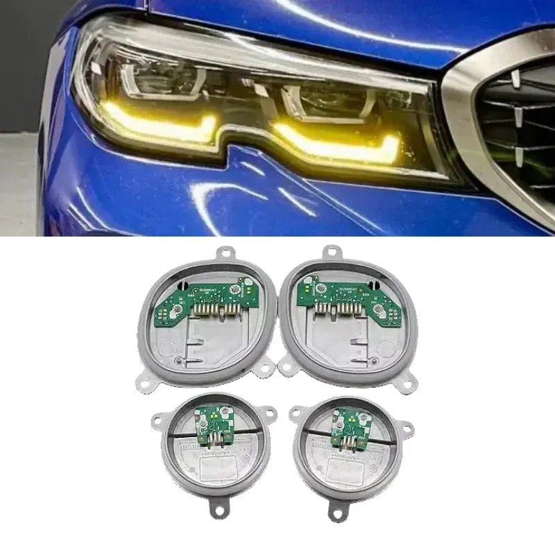 Yellow Angel Eye DRL Boards For 2019-2022 BMW 3 Series G20 320i 330i M340i LED Headlight Daytime Running Light Modules