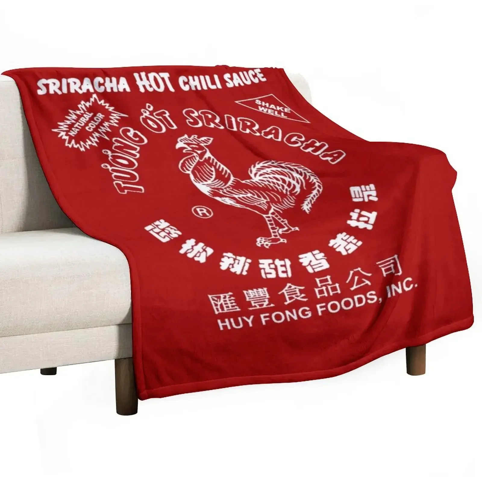 

Sriracha Full Throw Blanket Flannels Polar Blankets