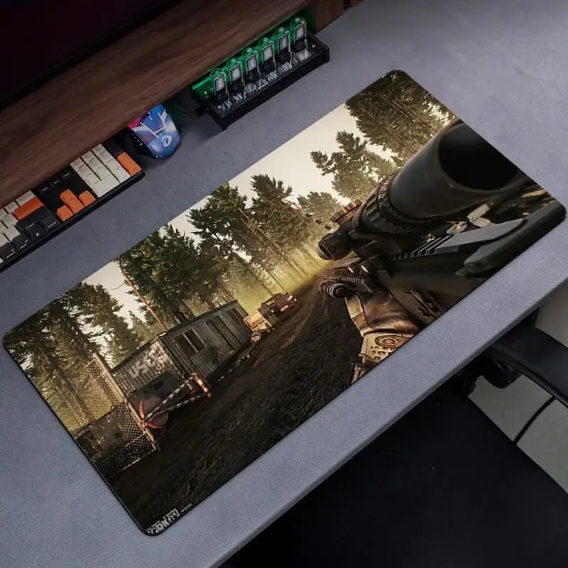 Escape From Tarkov Gaming Mouse Pad with Stitched Edges Office Computer Keyboard Laptop and Home Desk Non-Slip Rubber Base Pads