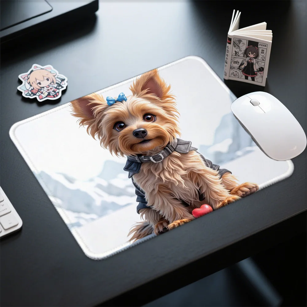 

Puppy Panda bear Computer Mat Desk Accessories Pc Gamer Mousepad Company Game Mats Anime Mausepad Table Decoration