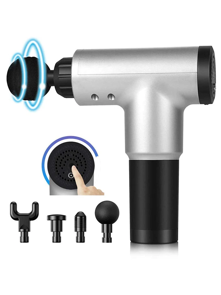 

New Handheld Muscle Massage Gun High Speed Vibration Massage Gun After Fitness Decompose Lactic Acid Relief Pain Relax Body