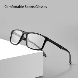 Fashion Comfortable Ultra Light TR90 Sports Glasses Men Eyewear Large Size Optical Prescription Eyeglasses Myopia Spectacle