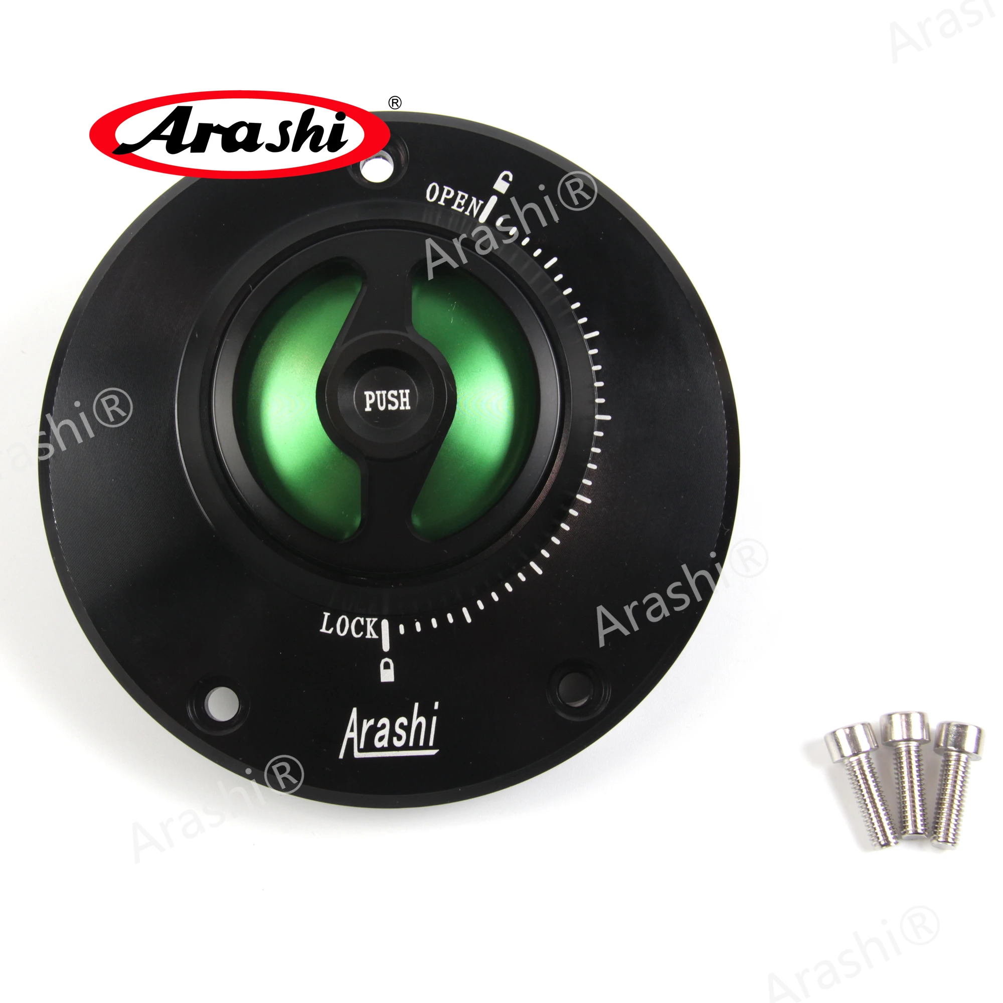 112mm CNC Keyless Fuel Tank Cap Cover For KAWASAKI VERSYS 650 KLE650 2007-2017 / VERSYS 1000 KLZ1000 2012-2017 Motorcycle