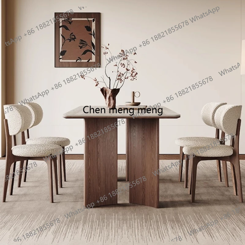 

Outdoor Newclassic Dining Table Mobile Luxury Italian Japanese Dining Table Newclassic Beautiful Wood Mesas De Jantar Furniture