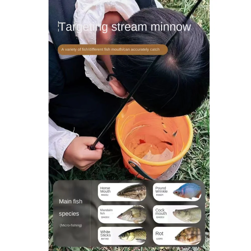 Vara de pesca telescópica kits completos spincast carretel de pesca vara de fundição conjunto de vara de pesca fibra de vidro alimentador de fibra de carbono combo