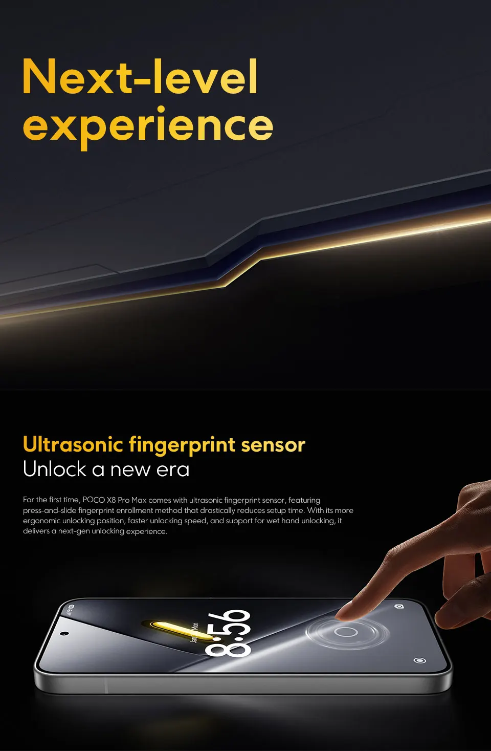 POCO X8 Pro Max 5G Smartphone Global Version 8500mAh battery 6.83'' 1.5K 120Hz Ultra-Bright AMOLED Display Dimensity 9500s NFC